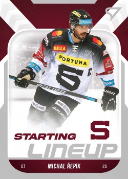 Michal Repik Sparta Tipsport ELH 2022/23 SportZoo 2. serie Starting LINEUP #SL-10